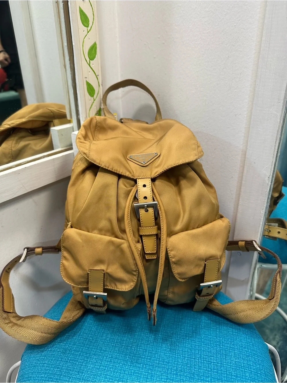Prada nylon backpack